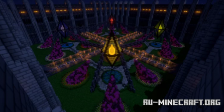  Crystal lobby with Large Walls  Minecraft