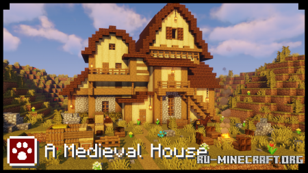 Скачать A Medieval House #01 by Jumbo Studio для Minecraft