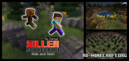  Hide and Seek - Killer Scarecrow  Minecraft PE