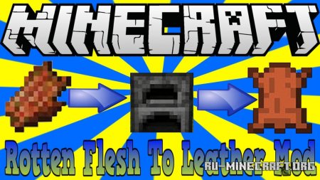 Скачать Just Another Rotten Flesh to Leather для Minecraft 1.17.1