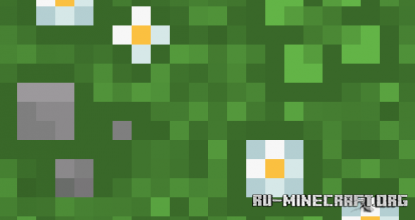 Скачать Simple Grass Flowers для Minecraft 1.17