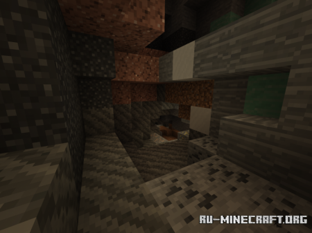 Скачать Cavern More Rocks Addon для Minecraft PE 1.17