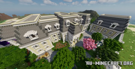 Скачать Large and Luxurious Royal Mega Mansion для Minecraft