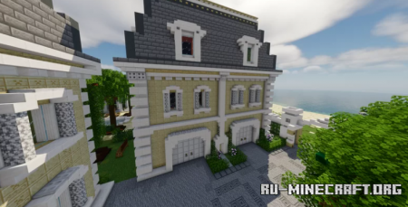 Скачать Large and Luxurious Royal Mega Mansion для Minecraft