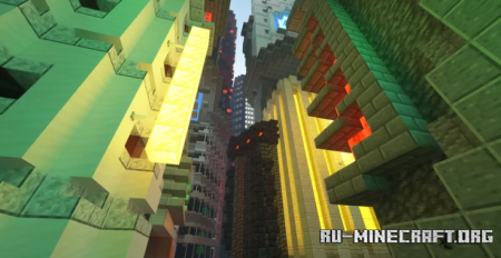 Скачать Cyberpunk City Project by master-builder75 для Minecraft