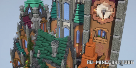 Скачать SteamPunk Spawn by GamaBuild для Minecraft