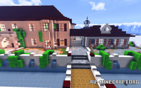 Скачать Beautiful Mansion (Mansion with Commands) для Minecraft PE