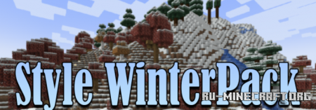 Скачать Default-Style Winter для Minecraft 1.18