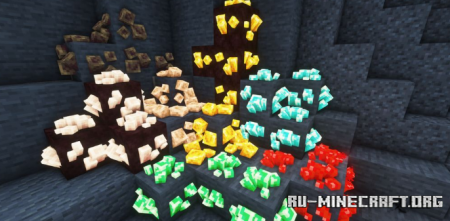 Скачать Fantasy Ores для Minecraft 1.18