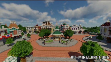 Скачать Disneyland Paris Minecraft 2 для Minecraft PE