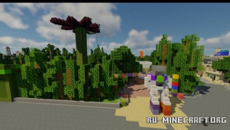 Скачать Disneyland Paris Minecraft 2 для Minecraft PE