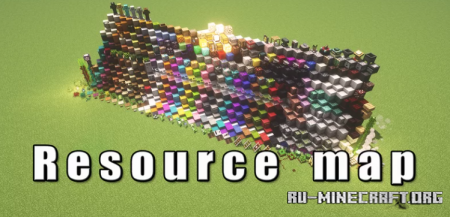Скачать Resource & Debug map by manazaka для Minecraft
