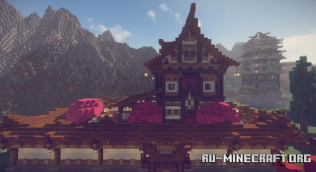  Japanese Mansion Grounds  Minecraft