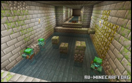 Скачать Escape The Zombie Dungeon для Minecraft PE