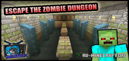 Скачать Escape The Zombie Dungeon для Minecraft PE