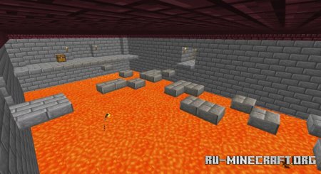 Скачать Lava Land Escape by BeezeeBox для Minecraft PE