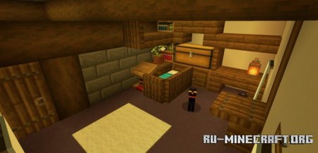 Скачать Aesthetic Mountain House для Minecraft PE