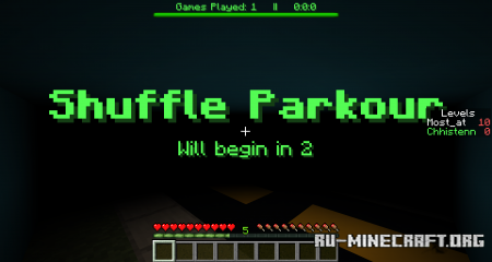 Скачать Shuffle Parkour для Minecraft