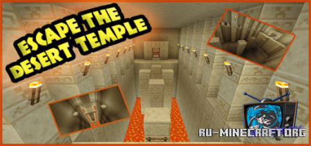 Скачать Escape the Desert Temple для Minecraft PE