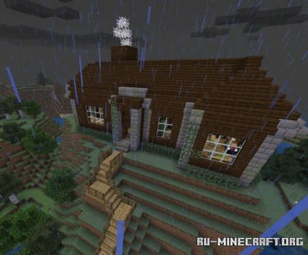 Скачать Dark Cottagecore House для Minecraft PE