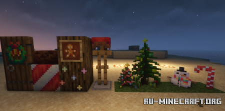 Скачать Christmas Decorations для Minecraft 1.18