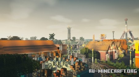 Скачать DUFAN PE - Spectacular Theme Park для Minecraft PE
