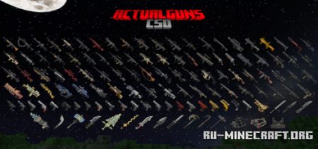 Скачать Actual Guns CSGO для Minecraft PE 1.17