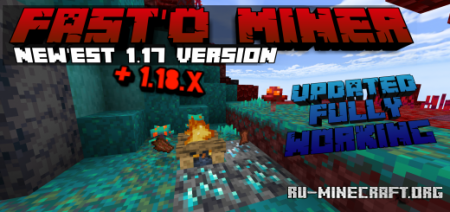 Скачать Fast-O Miner для Minecraft PE 1.18