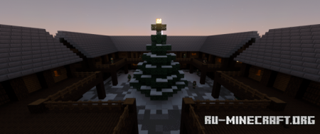 Скачать Santa's Village - A Christmas world для Minecraft PE