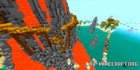 Скачать Tropical Parkour by You Koala для Minecraft PE