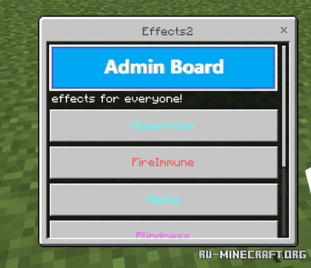 Скачать Admin Board для Minecraft PE 1.18