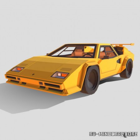  Lamborghini Countach LP400S  Minecraft PE 1.18