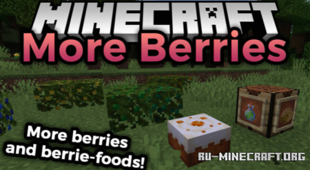 Скачать More Berries для Minecraft 1.18.1