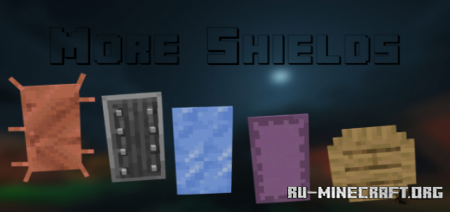 Скачать Raiyon's More Shields для Minecraft PE 1.18
