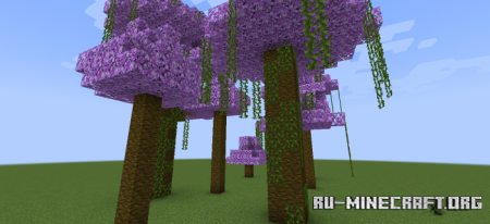 Скачать More Vanila Leaves для Minecraft 1.17