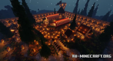 Скачать Arena and House Medival by realCode для Minecraft