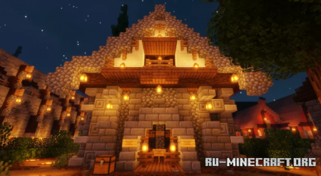 Скачать Arena and House Medival by realCode для Minecraft
