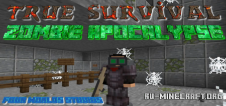 Скачать True Survival - Zombie Apocalypse для Minecraft PE 1.18