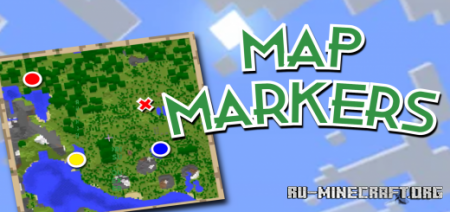 Скачать Map Markers для Minecraft PE 1.18