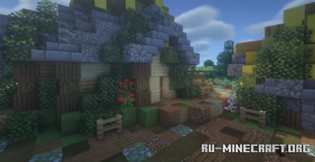 Скачать Medieval - Fantasy Style Minecraft Village для Minecraft