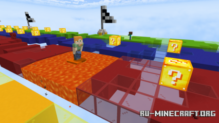 Скачать Lucky Blocks Race by TEAM CUBITOS MC для Minecraft PE
