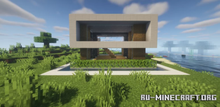 Скачать Modern House 1 by ManeniusYT для Minecraft