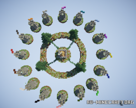 Скачать Skywars Map - MedievalPvP для Minecraft PE