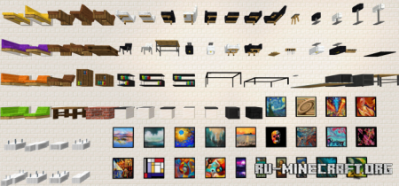  Modern Furniture - Rustic Update  Minecraft PE 1.18