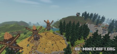 Скачать Medieval Village by Koffyt для Minecraft PE