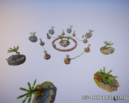 Скачать Skywars Map - The Island для Minecraft PE