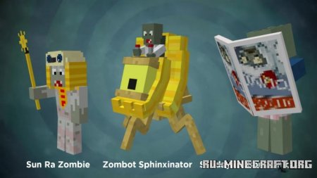 Скачать Lil's Plants Vs Zombies для Minecraft PE 1.18