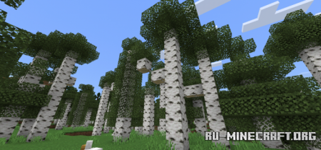 Скачать More Tree Variants для Minecraft PE 1.18