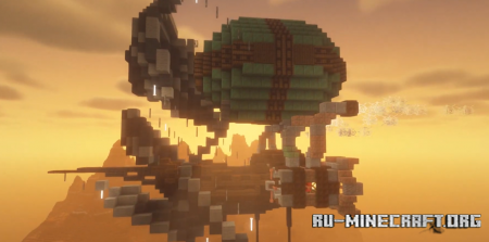 Скачать Steampunk Airship для Minecraft