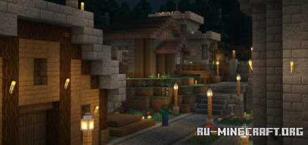 Скачать Mega Taiga World Hardcore Base для Minecraft